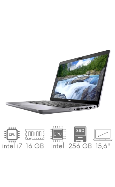 Dell Latitude 5510 i7-10610U 16GB 256SSD 15,6" FHD 1920x1080 WiFi BT Kam Win11Pro GW12mc