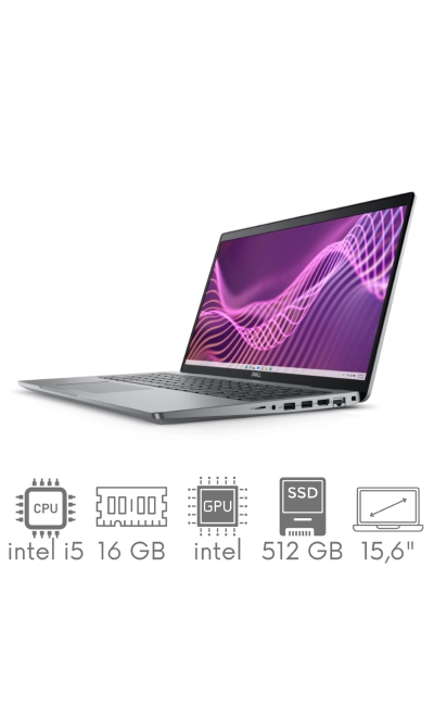 DELL Latitude 5540 i5-1345U 16GB 512SSD 15,6 FHD 1920x1080 IPS WiFi BT KAM Win11Pro gw12mc
