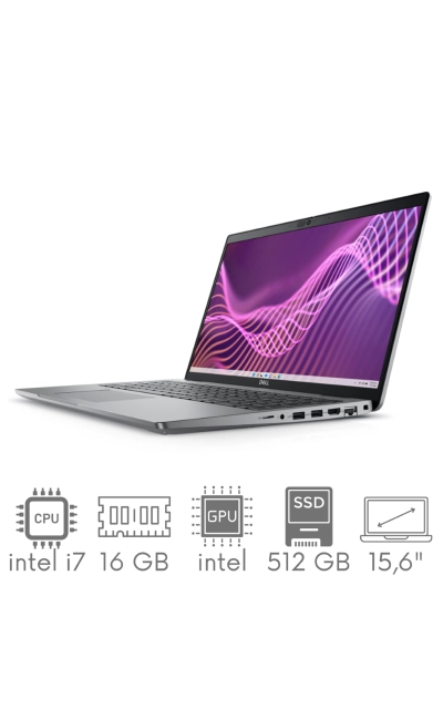 Dell Latitude 5540 i7-1365U 16GB 512SSD 15,6" FHD 1920x1080 IPS matt WiFi BT KAM Win11pro gw12mc