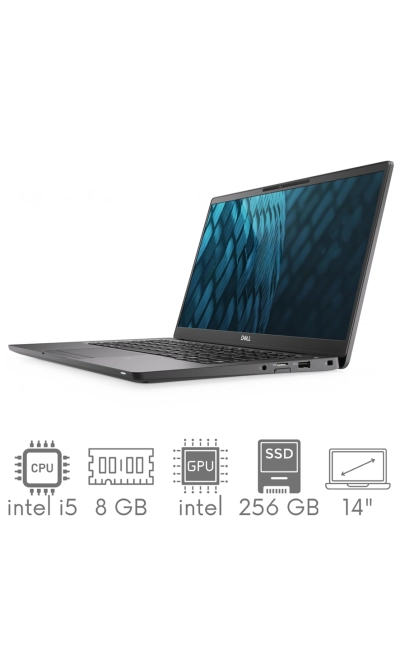 Dell Latitude 7400 i5-8365U 8GB 256SSD 14" FHD 1920x1080 WiFi BT Kam Win11Pro GW12mc