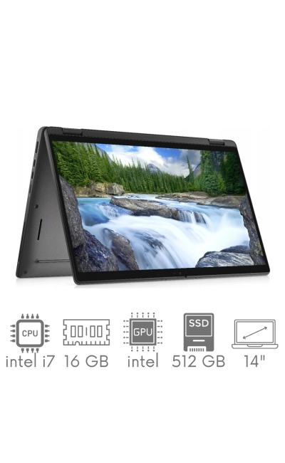 2w1 Dell Latitude 7410 i7-10610U 16GB 512SSD 14" FHD 1920x1080 X360 WiFi BT Kam win11pro GW12mc