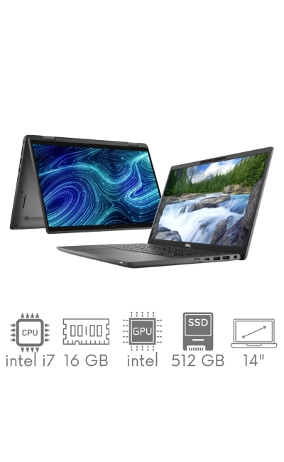 2w1 Dell Latitude 7420 i7-1185G7 16GB 512SSD 14" FHD 1920x1080 Touch WiFi BT Kam Win11pro GW12mc