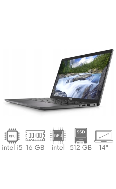 Dell Latitude 7420 i5-1135G7 16GB 512SSD 14" FHD 1920x1080 WiFi BT Win11Pro GW12mc