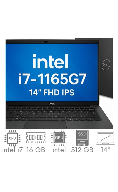 Dell Latitude 7420 i7-1165G7 16GB 512SSD 14" FHD 1920x1080 WiFi BT Kam Win11Pro GW12mc