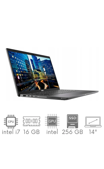 Dell Latitude 7410 i7-10610u 16GB 256SSD 14" FHD 1920x1080 matt WiFi BT Kam Win11pro GW12mc