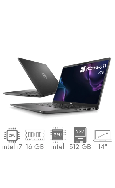 Dell Latitude 7420 i7-1165G7 16GB 512SSD 14" FHD 1920x1080 WiFi BT Kam Win11Pro GW12mc