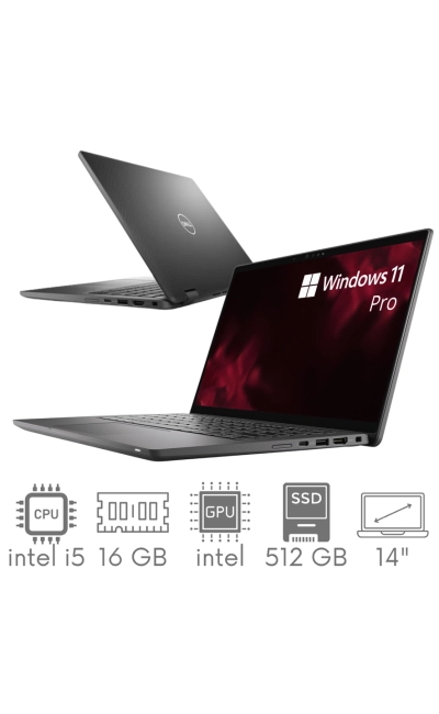 Carbon Dell Latitude 7430 i5-1245U 16GB 512SSD 14'' FHD 1920x1080 WiFi BT Kam Win11pro GW12mc