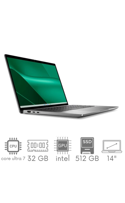 Dell Latitude 7450 Ultra 7 165U 32GB 512SSD 14'' FHD+ 1920x1200 WiFi BT Kam Win11Pro GW12mc