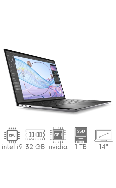 Stacja Graficzno-Robocza DELL Precision 5470 i9-12900H 32GB 1TB SSD 14" FHD+ 1920x1200 RTX A1000 4GB WiFi BT KAM Win11Pro Gw12Mc