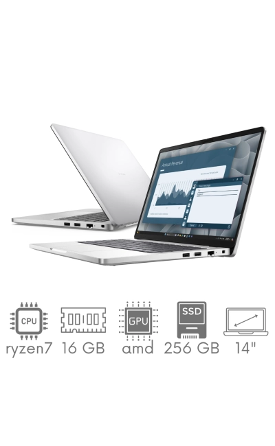 Dell Pro 14 PC14255 Ryzen AI 7 350 16GB 256 SSD 14" FHD+ 1920x1200 WiFi BT Kam Win11Pro Gw12mc