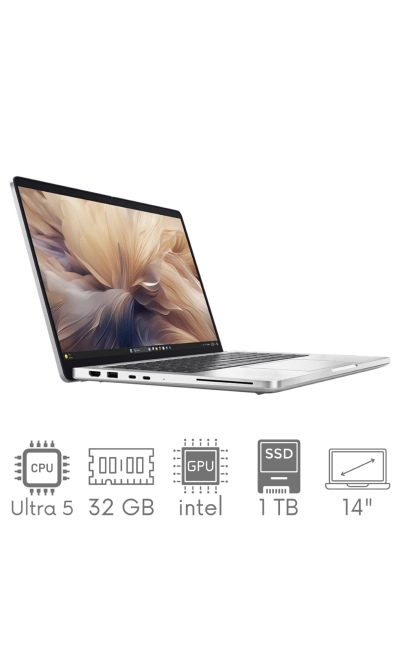 Dell Pro 14 Plus PB14250 Ultra 5 235U 32GB 1TB SSD 14" FHD+ 1920x1200 WiFi BT Kam Win11Pro Gw12mc