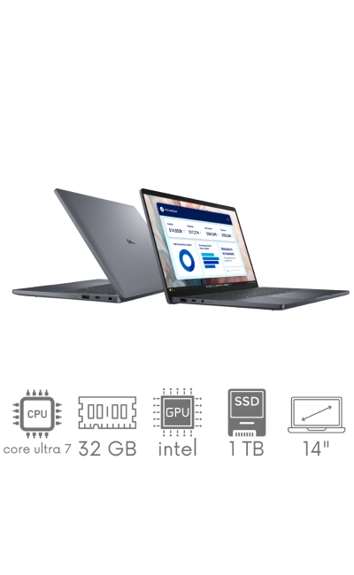Dell Pro 14 Premium PA14250 Ultra 7 268V 32GB 1TB SSD 14" FHD+ 1920x1200 Modem 5G WiFi BT Kam Win11pro Gw12mc