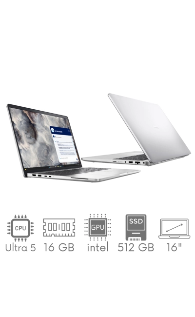 Dell Pro 16 Plus PB16250 Ultra 5 235U 16GB 512SSD 16" FHD+ 1920x1200 WiFi BT LAN Kam Win11Pro Gw12mc