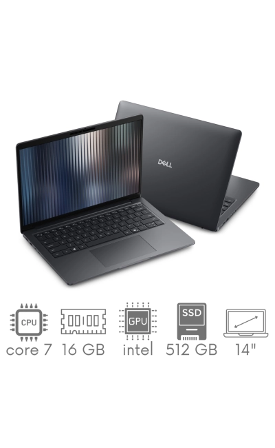 Dell Pro 3 14 P314260 Core 7 350 16GB 512SSD 14" FHD+ 1920x1200 WiFi BT Kam Win11Pro Gw12mc