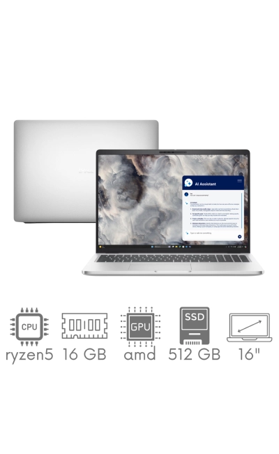 Dell Pro 16 Plus PB16255 Ryzen Ai 5 Pro 340 16GB 512SSD 16" FHD+ 1920x1200 WiFi BT Kam LAN Win11Pro Gw12mc