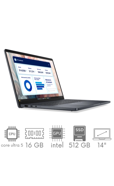Dell Pro 14 Premium PA14250 Ultra 5 236V 16GB 512SSD 14" FHD+ 1920x1200 WiFi BT Kam Win11Pro Gw12mc