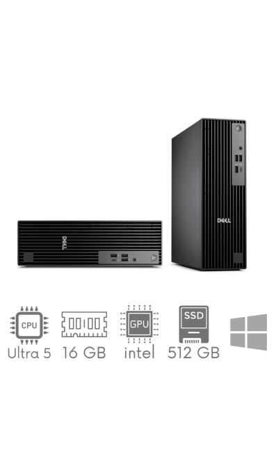 Komputer PC Dell Pro Slim QCS1250 SFF Ultra 5 235 16GB 512 SSD WIN11PRO GW12mc