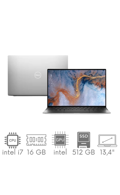 Dell XPS 9310 i7-1165G7 16GB 512GB SSD 13,4" FHD+ 1920x1200 Mat Iris Xe WiFi BT Kam Win11 PL Gw12mc