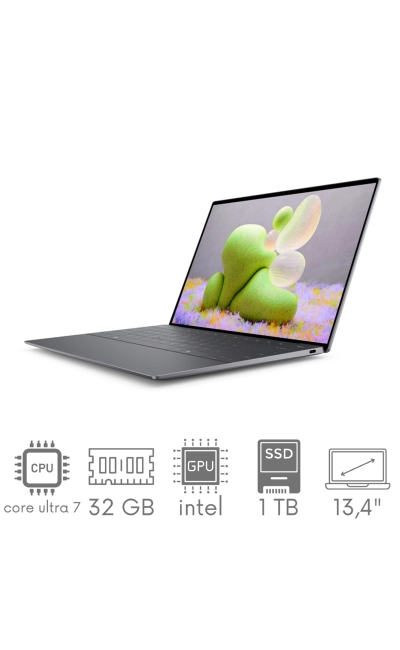 Dell XPS 13 9350 Ultra 7 258V 32GB 1TB SSD 13,4" FHD+ 1920x1200 120Hz WiFi BT Kam Win11 PL Gw12mc