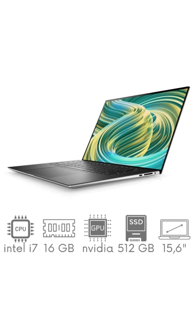 Dell XPS 15 9500 i7-10750H 16GB 512 SSD 15,6" 4K UHD+ 3840x2400 Nvidia GTX 1650Ti 4GB WiFi BT Kam Win11 Gw12mc