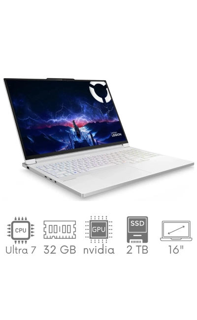 Lenovo Legion 7 Gen 10 16IAX10 Ultra 7 255HX 32GB 2TB SSD 16" WQXGA 2560x1600 165Hz OLED Geforce RTX 5060 8GB WiFi BT Kam Win11 GW12mc