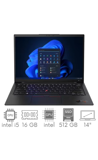 Lenovo ThinkPad X1 Carbon Gen 10 i5-1245U 16GB 512 SSD 14" 4K+ UHD 3840x2400 WiFi BT Kam Win11pro GW12mc