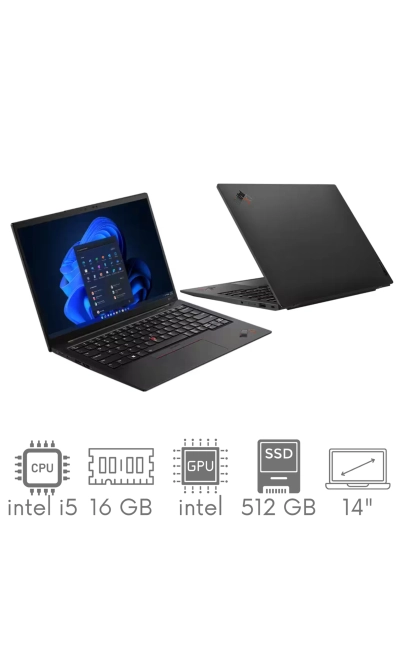 Lenovo ThinkPad X1 Carbon Gen 10 i5-1245U 16GB 512 SSD 14" 4K+ UHD 3840x2400 WiFi BT Kam Win11pro GW12mc
