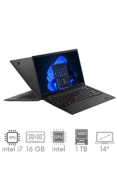 Lenovo ThinkPad X1 Carbon Gen 10 i7-1265U 16GB 1TB SSD 14" FHD+ WUXGA 1920x1200 WWAN 4G LTE WiFi BT Kam Win11pro GW12mc
