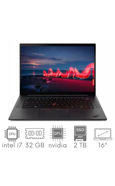 Lenovo ThinkPad X1 Extreme Gen 5 i7-12800H 32GB 2TB SSD 16" WQUXGA 3840x2400 Geforce RTX 3070 Ti 8GB WiFi BT Kam Win11Pro GW12mc