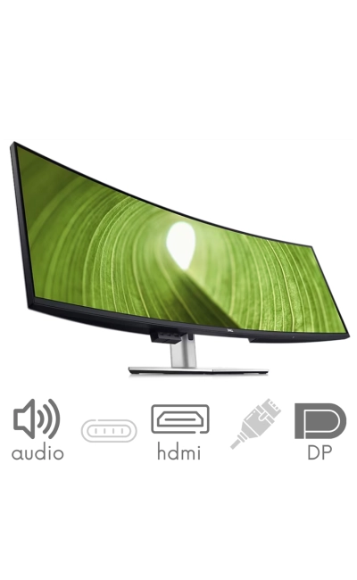 Dell U4924DW - Zakrzywiony Monitor Dell UltraSharp 49" 5120x1440 IPS 32:9 60Hz USB-C RJ45
