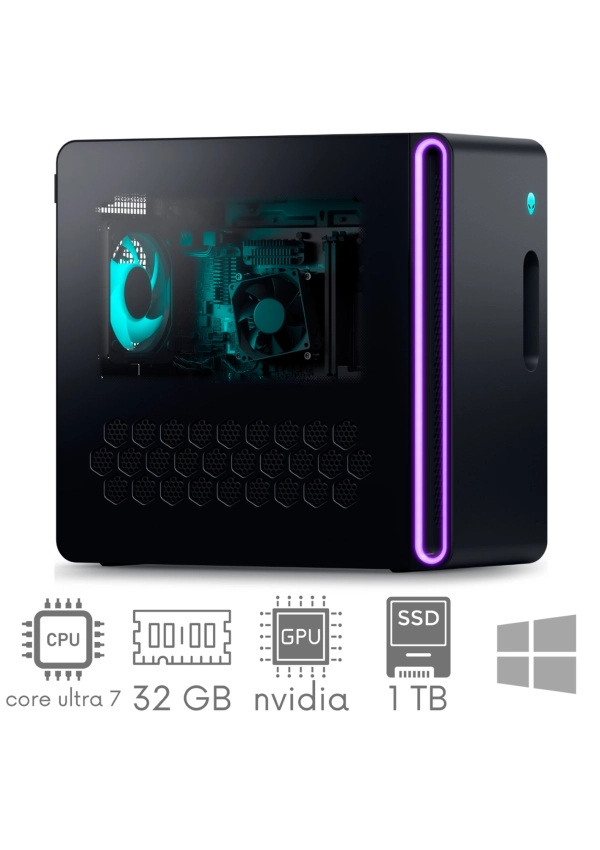 Komputer PC Dell Alienware Aurora ACT1250 Ultra 7 265F 32GB 1TB SSD RTX 5070 12GB WiFi BT Win11 GW12mc