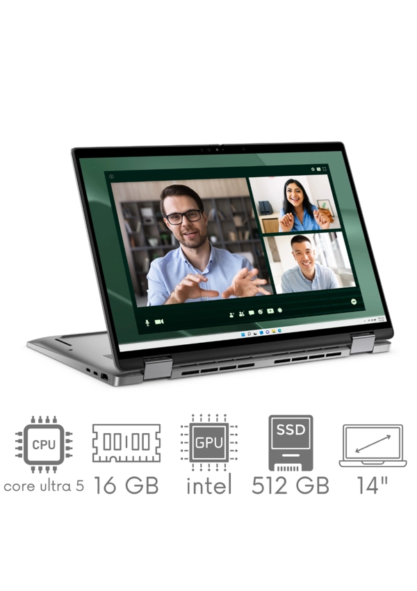 2w1 Dell Latitude 7450 Ultra 5 125U 16GB 512SSD 14'' FHD+ 1920x1200 x360 WiFi BT Kam Win11Pro GW12mc