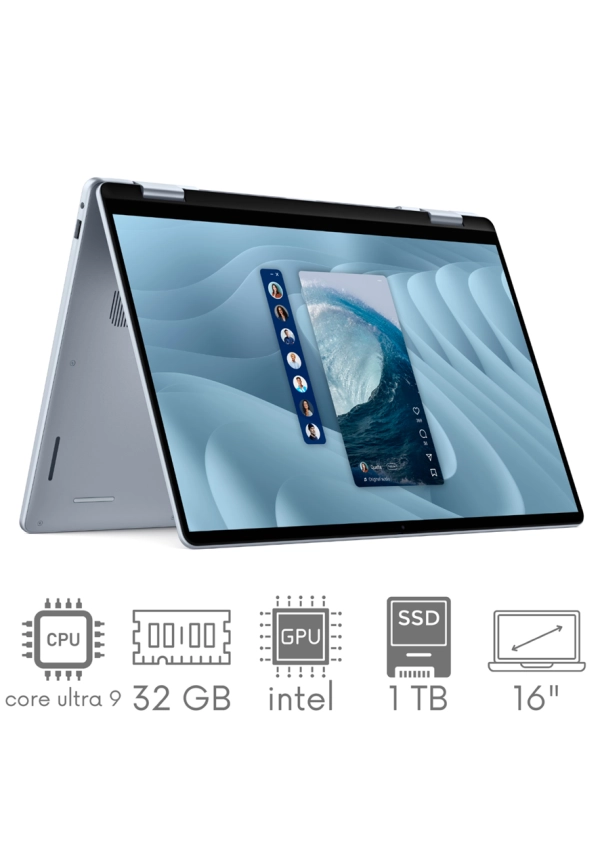 2w1 Dell 16 Plus DB06250 Ultra 9 288V 32GB 1TB SSD 16,0" QHD+ 2560x1600 90Hz Kam WiFi BT Win11 GW12MC