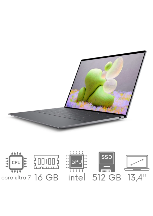 Dell XPS 13 9340 Ultra 7 155H 16GB 512 SSD 13,4" FHD+ 1920x1200 120Hz WiFi BT Kam Win11 PL Gw12mc