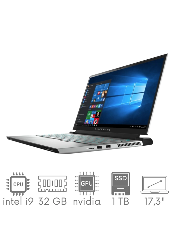DELL Alienware M17 R3 i9-10980HK 32GB 1TB SSD 17,3” 4K UHD 3840x2160 GeForce RTX2080 Super 8GB WiFi BT Kam Win10 gw12mc