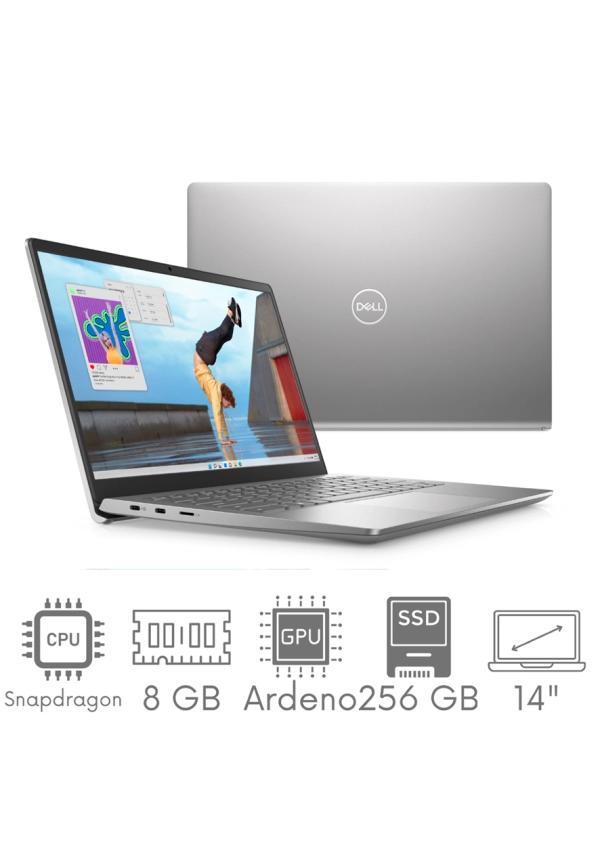 Dell Inspiron 3420 Snapdragon 8cx Gen 2 8GB 256GB SSD 14" FHD 1920x1080 Kam WiFi BT Win11 Gw12mc