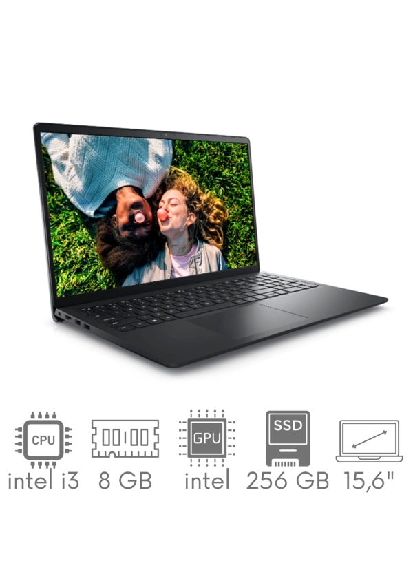 Dell Inspiron 3520 i3-1215U 8GB 256GB SSD 15,6" FHD 1920x1080 Kam WiFi BT Win11 gw12mc