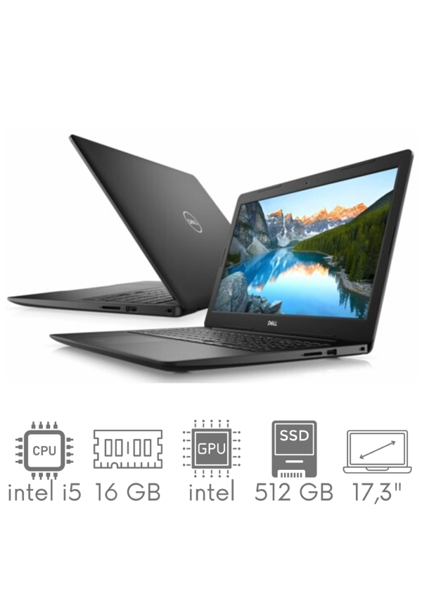 Dell Inspiron 3793 i5-1035G1 16GB 512SSD 17,3" FHD 1920x1080 DVD-RW Kam WiFi BT Win10 PL GW12mc