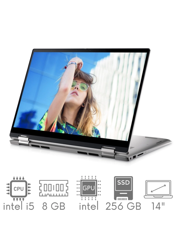 2w1 DELL Inspiron 7420 i5-1235U 8 256SSD 14" FHD+ 1920x1200 x360 KAM WiFi BT WIN11 GW12mc