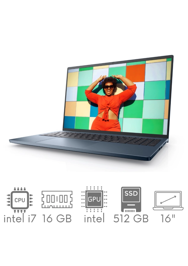 Dell Inspiron 16 Plus 7610 i7-11800H 16GB 512 SSD 16" 3K 3072x1920 matt Kam WiFi BT Win11 gw12mc