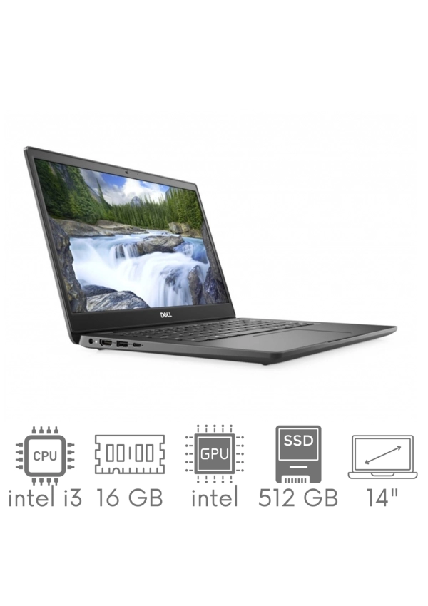 Dell Latitude 3420 i3-1115G4 16GB 512GB SSD 14" FHD 1920x1080 Kam WiFi BT W11Pro Gw12mc