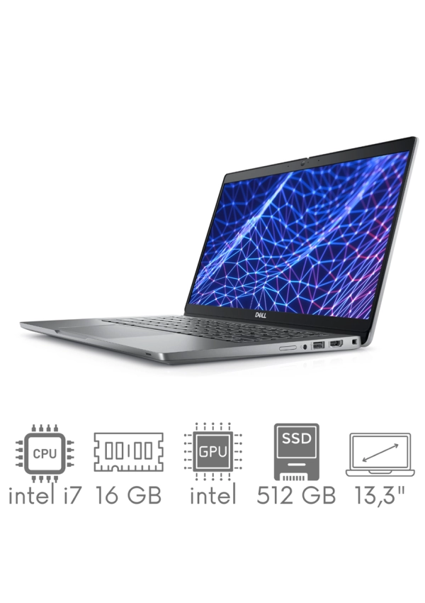 Dell Latitude 5330 i7-1265U 16GB 512SSD 13,3” FHD 1920x1080 WiFi BT Win11pro Gw12mc