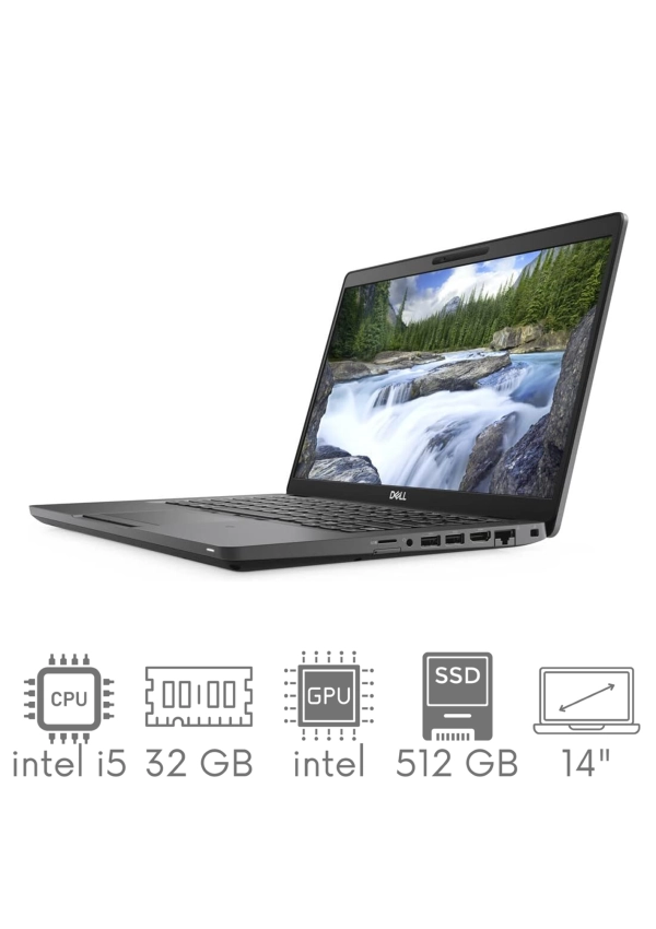Dell Latitude 5400 i5-8365U 32GB 512SSD 14" FHD 1920x1080 matt WiFi BT Kam Win11Pro GW12mc
