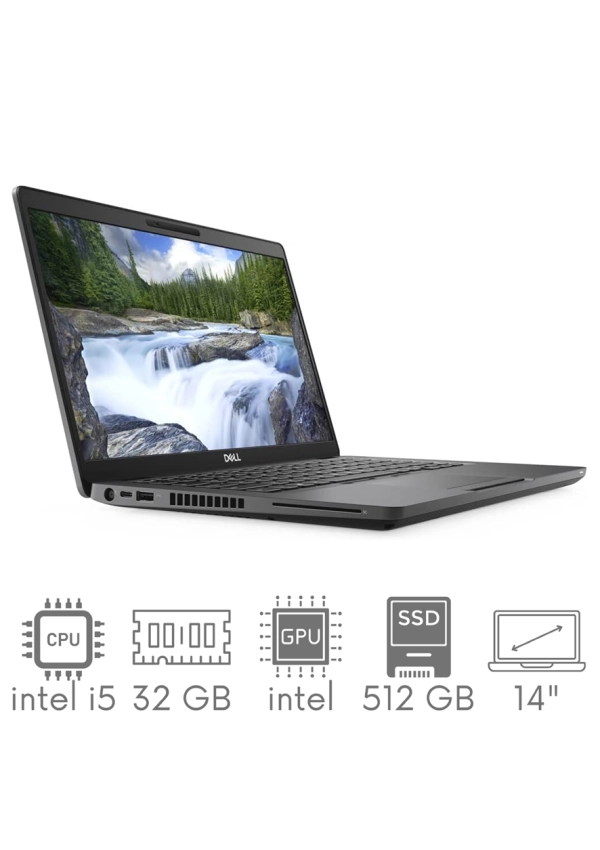 Dell Latitude 5400 i5-8365U 32GB 512SSD 14" FHD 1920x1080 matt WiFi BT Kam Win11Pro GW12mc