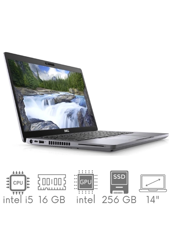 Dell Latitude 5411 i5-10400H 16GB 256 SSD 14" FHD 1920x1080 WiFi BT Kam Win11Pro GW12mc