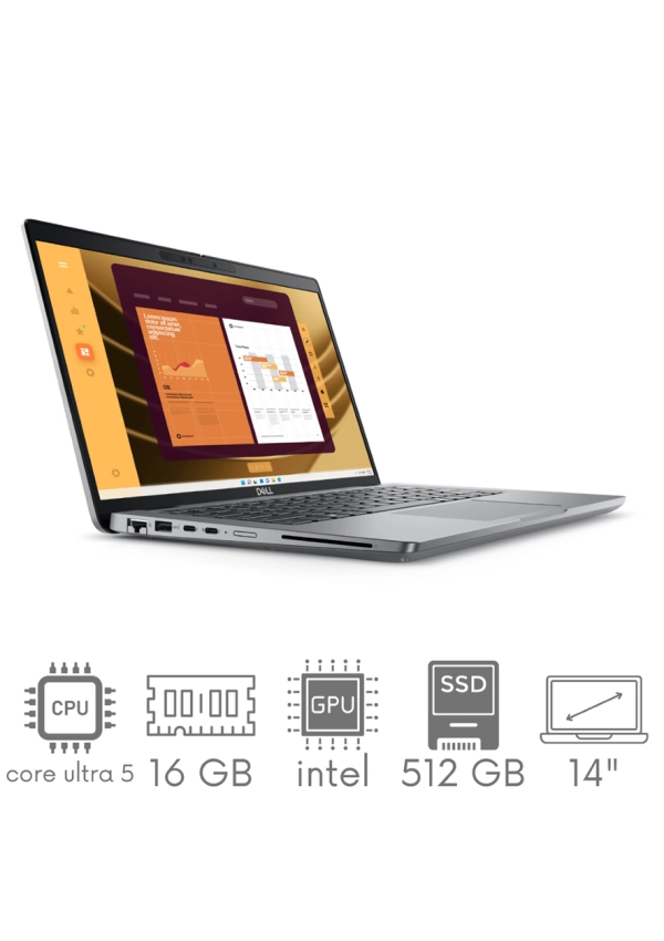 Dell Latitude 5450 Core Ultra 5 125U 16GB 512SSD 14" FHD 1920x1080 WiFi BT Kam win11pro GW12mc