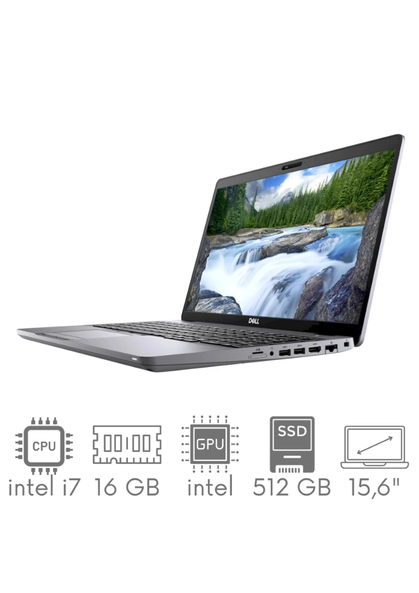 Dell Latitude 5510 i7-10610U 16GB 512SSD 15,6" FHD 1920x1080 WiFi BT Kam Win11Pro GW12mc