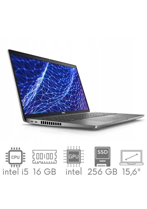 Dell Latitude 5520 i5-1135G7 16GB 256GB SSD 15,6" FHD 1920x1080 matt Intel IRIS Xe WiFi BT Kam Win11pro GW12mc