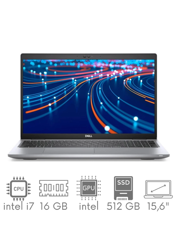 Dell Latitude 5520 i7-1185G7 16GB 512GB SSD 15,6" FHD 1920x1080 matt Intel IRIS Xe WiFi BT Kam Win11pro GW12mc