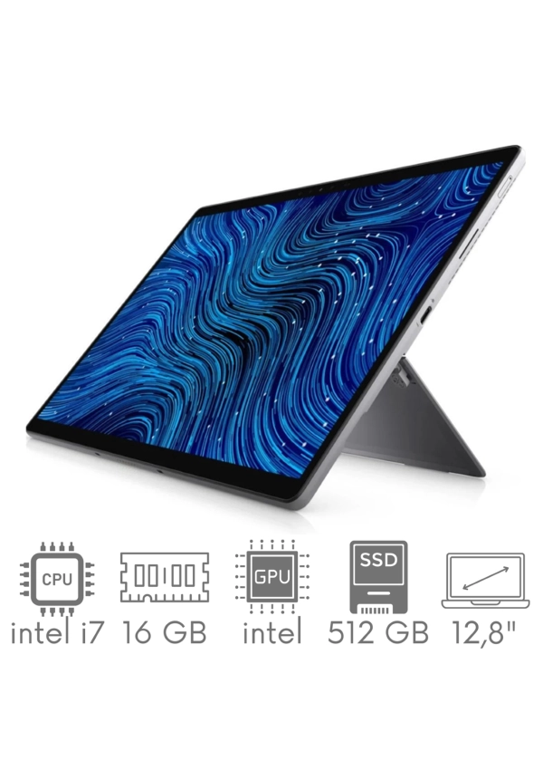 Tablet DELL Latitude 7320 Detachable i7-1180G7 16GB 512 SSD 12,8" FHD+ 1920x1280 Touch WiFi BT Kam Win11pro GW12mc